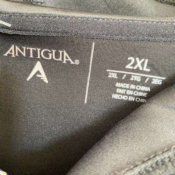 NFL Philadelphia Eagles Antigua Hooded Performance Jacket Men 2XL Black Gray NWT - Picture 5 of 12